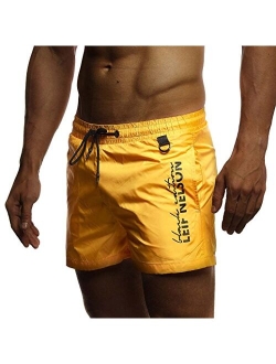 Men's Summer Swimwear Swim Shorts with Pockets LN9215