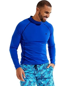 UPF 50  Men's Tulum Long Sleeve Surf Rash Guard - Sun Protective