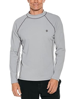 UPF 50  Men's Tulum Long Sleeve Surf Rash Guard - Sun Protective