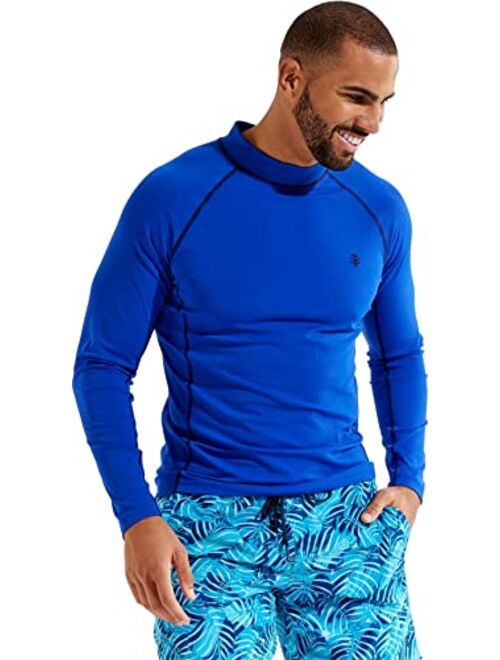 Coolibar UPF 50+ Men's Tulum Long Sleeve Surf Rash Guard - Sun Protective