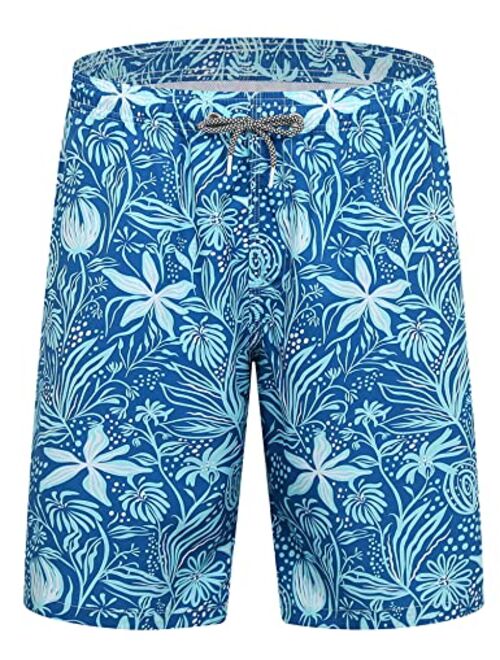 iCKER Mens Swim Trunks Quick Dry Bathing Suits Summer Holiday Beach Board Shorts