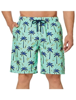 SIX ISLANDS Mens Swim Trunks Plastic Recycled Fabric Bathing Suit for Big and Tall Men