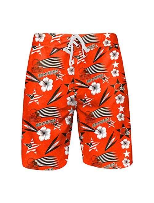 FOCO Men's NFL Team Logo Swim Boardshorts