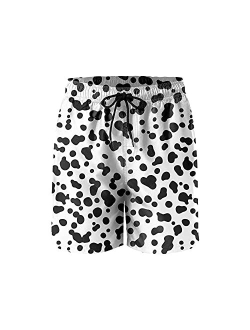 IORTY RTTY Mens Swim Trunks Quick Dry Swim Shorts with Mesh Lining Funny Leopard Print Swimwear Bathing Suits