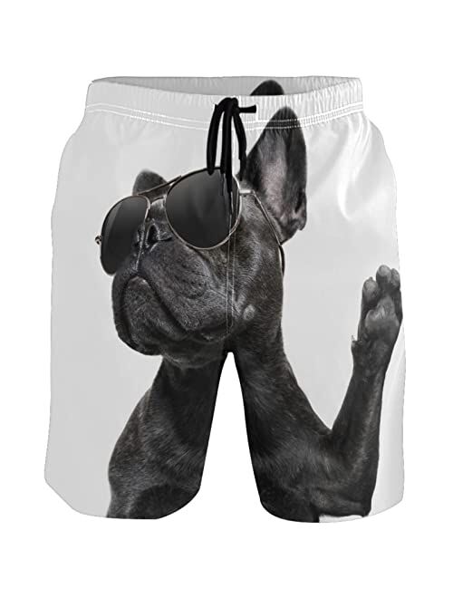 visesunny Men's Colorful Flower Print Beach Shorts Hot Summer Swim Trunks Sports Running Bathing Suits with Mesh Lining