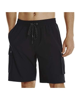 HODOSPORTS Mens Swim Trunks 9" Quick Dry Swim Shorts Bathing Suits