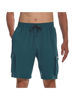 HODOSPORTS Mens Swim Trunks 9" Quick Dry Swim Shorts Bathing Suits