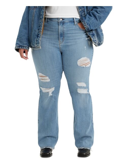 LEVI'S Trendy Plus Size 725 High-Rise Bootcut Jeans