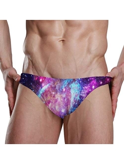 Chic Houses Men's Sexy Bikini Swimsuit Swimwear Quick Dry Print Briefs