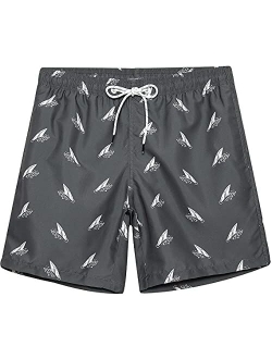 Babcoast Mens Swim Trunks with Mesh Lining Quick Dry Board Shorts Mens Swimwear