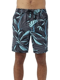 Men's 18" Santa Cruz Volley Board Shorts - Men's Swim Trunks with Fast-Drying Stretch Fabric and Pockets