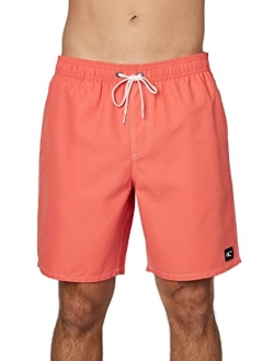 Men's 18" Santa Cruz Volley Board Shorts - Men's Swim Trunks with Fast-Drying Stretch Fabric and Pockets