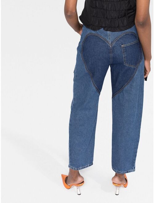 AREA Mussel Flower jeans