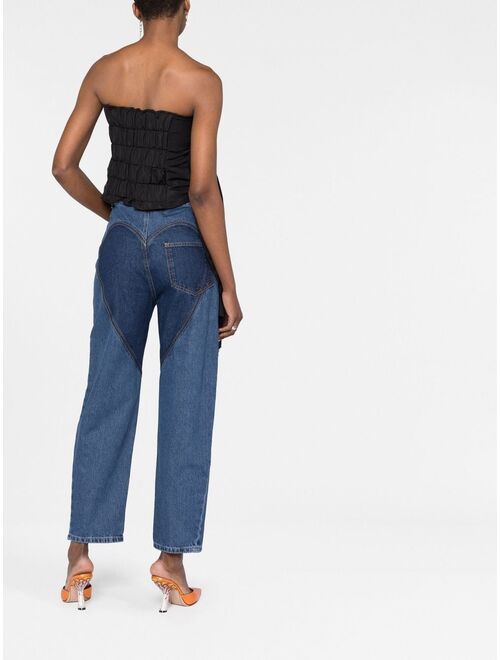 AREA Mussel Flower jeans