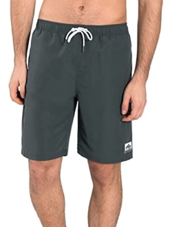 Actleis Mens Swim Trunks Board Shorts Long Quick Dry Swim Shorts with Mesh Lining us-ls17003