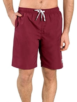 Actleis Mens Swim Trunks Board Shorts Long Quick Dry Swim Shorts with Mesh Lining us-ls17003