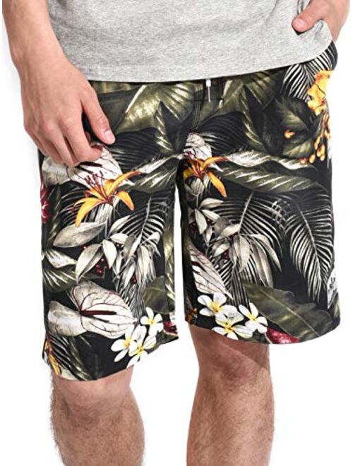 Actleis Mens Swim Trunks Board Shorts Long Quick Dry Swim Shorts with Mesh Lining us-ls17003