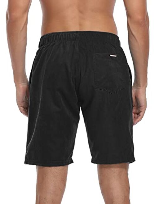 RELLECIGA Men's Swim Trunks Quick Dry Board Shorts with Pockets Bathing Suits