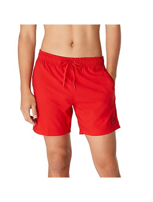 Speedo Men's Swim Trunk Mid Length Redondo Solid