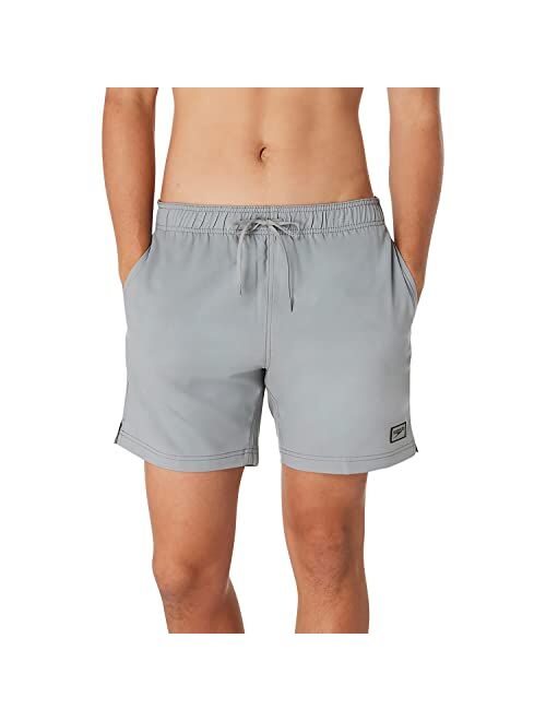 Speedo Men's Swim Trunk Mid Length Redondo Solid