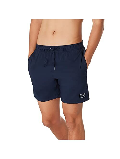 Speedo Men's Swim Trunk Mid Length Redondo Solid