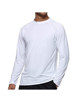 Arcweg Rash Guard Men Swim Shirt Long Sleeves Diving Rash Vest Fit Top T-Shirt