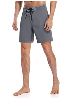 Nonwe Men's Swim Trunks Quick Dry with Pocket Adjustable Waist Board Shorts