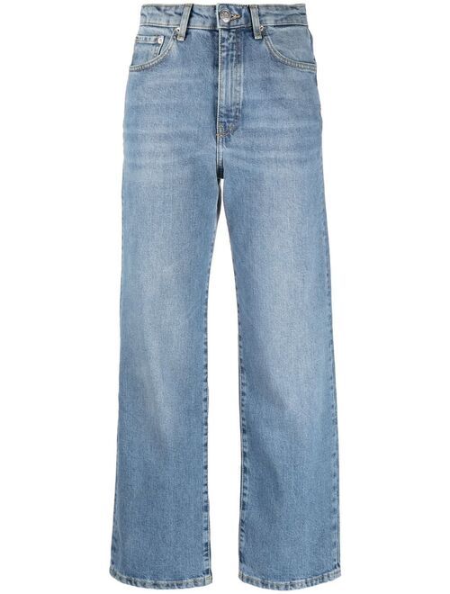 Bimba y Lola straight-leg cropped jeans