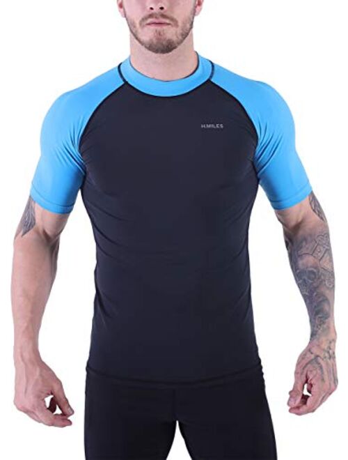 V Vicroad Men's Diving Rash Guard Swim Shirt Loose Fit Athletic Undershirt Quick Dry Surfing Tops UPF 50+