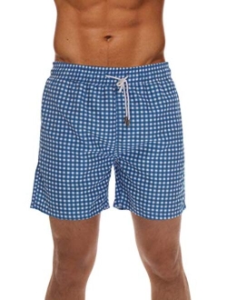 Whiskey and Oak Mens Swimming Trunks Shorts with Pockets Quick Dry Bathing Suit