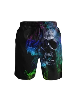 RURUTONG Mens Swim Trunks Men's Sportwear Quick Dry Board Shorts with Mesh Lining