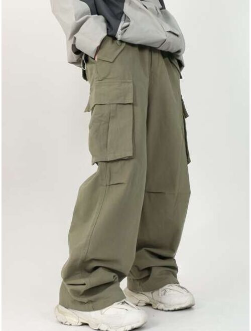 Shein Men Flap Pocket Side Cargo Pants