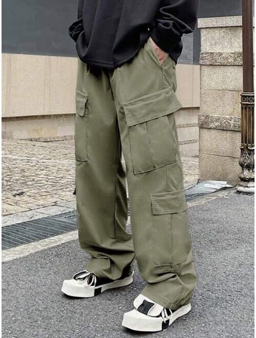 Shein Men Flap Pocket Side Cargo Pants