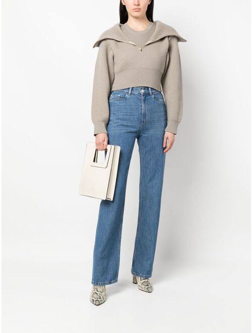 Wandler high-waist straight-leg jeans