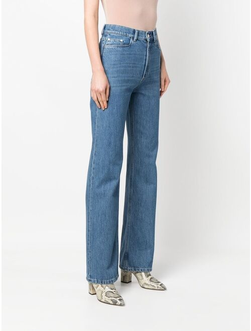 Wandler high-waist straight-leg jeans