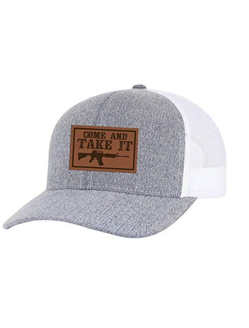 Heritage Pride Men's Come and Take It 2nd Amendment Gun Firearms Mesh Back Trucker Hat