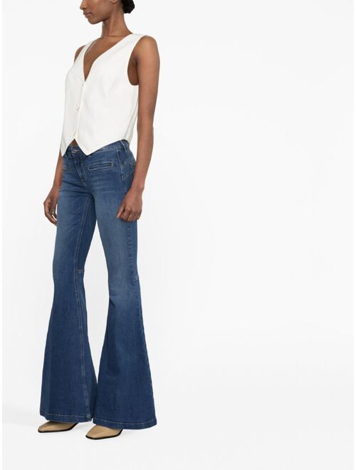 LIU JO low-rise flared jeans