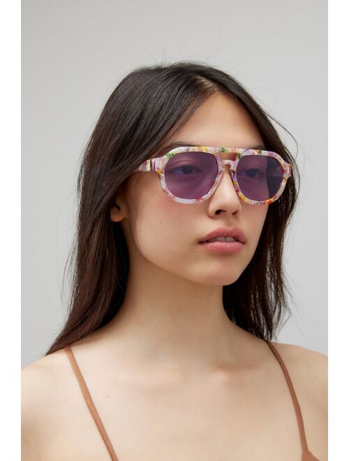 Urban Outfitters UO Exclusive Ziggy Polarized Aviator Sunglasses