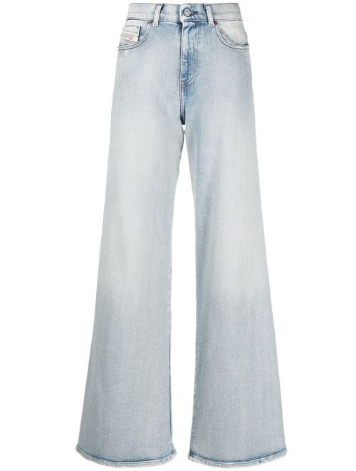 Diesel 1978 flared wide-leg jeans