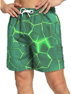 DIORLV Men's Swim Trunks Quick Dry with Mesh Lining Beach Shorts Bathing Suit Swimwear