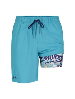 Men's Standard Compression Lined Volley, Swim Trunks, Shorts with Drawstring Closure & Elastic Waistband