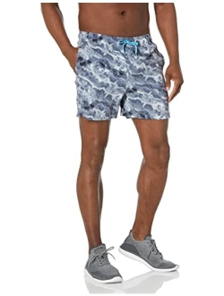 Men's Standard Compression Lined Volley, Swim Trunks, Shorts with Drawstring Closure & Elastic Waistband