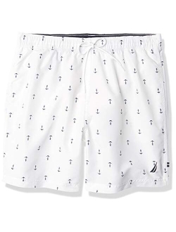 Men's Standard Quick Dry All Over Classic Anchor Print Swim Trunk