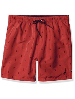 Men's Standard Quick Dry All Over Classic Anchor Print Swim Trunk