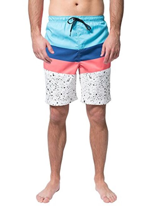 Brooklyn Athletics Brooklyn Surf Men's Quick Dry Soft Swim Trunks Board Shorts