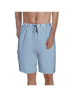 TENMET Men's Beach Shorts Swim Trunk Mesh Lining Quick Dry Side Pockets Casual Surf Yoga Water Jogging Training Lightweight