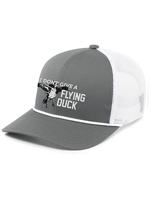 Heritage Pride I Don't Give A Flying Duck Mesh Back Embroidered Trucker Hat Baseball Cap