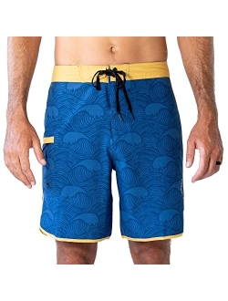 Maui Rippers Men's 18"-19" 4-Way Stretch Boardshorts Swim Trunks