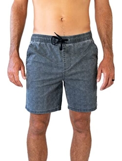 Maui Rippers Men's 18"-19" 4-Way Stretch Boardshorts Swim Trunks