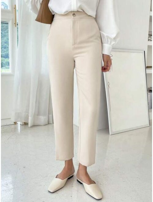 DAZY High Waist Straight Leg Pants